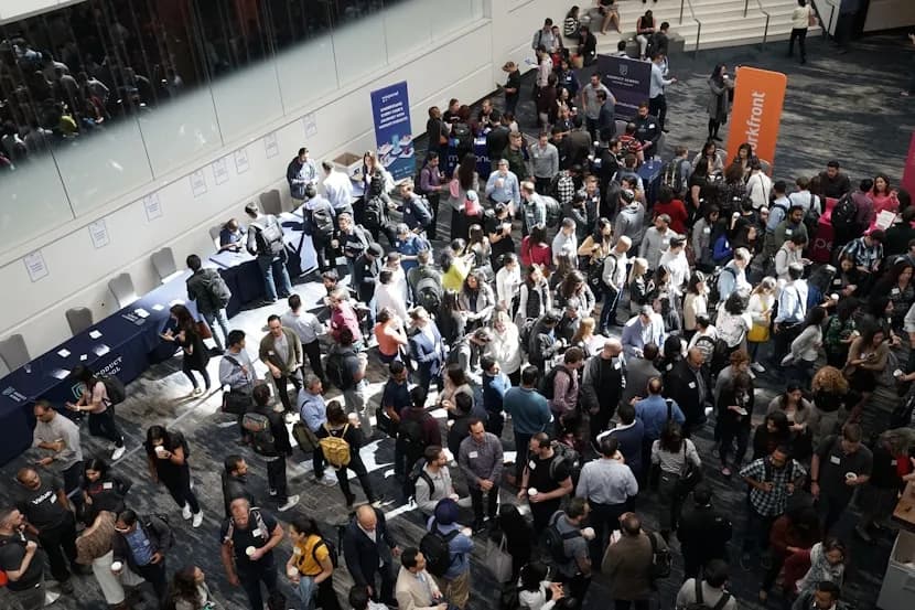 Visitor crowd at Indonesia Pavilion exhibition hall